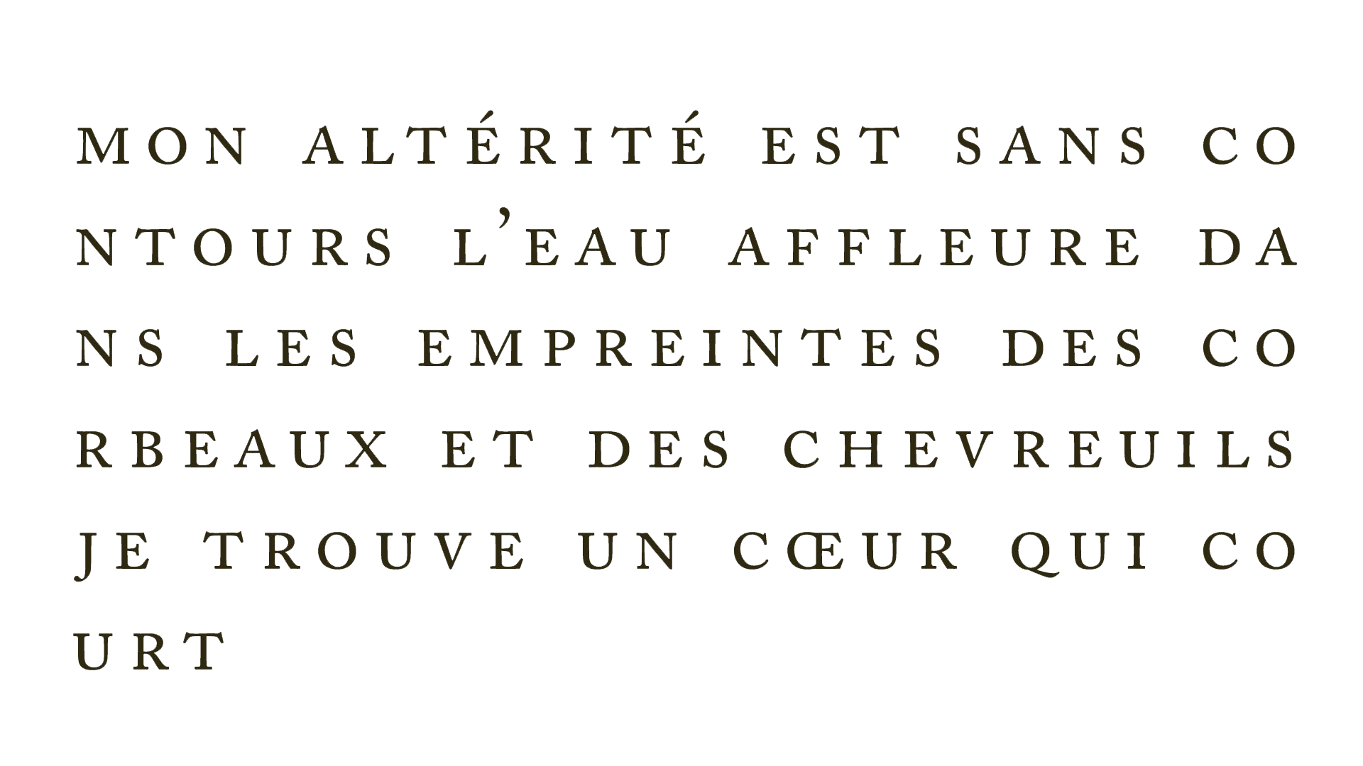 extrait - lieu pour coeur qui court - Casper André Lugg - éditions [eklyz]