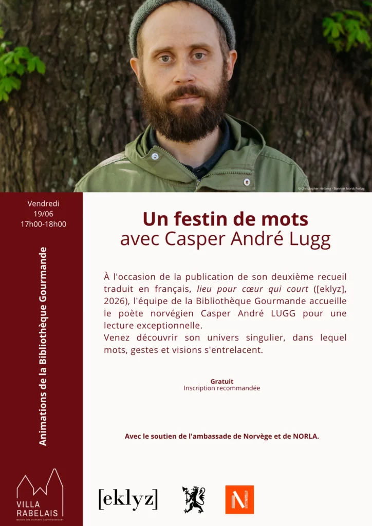 Affiche Festin de mots - Casper André Lugg