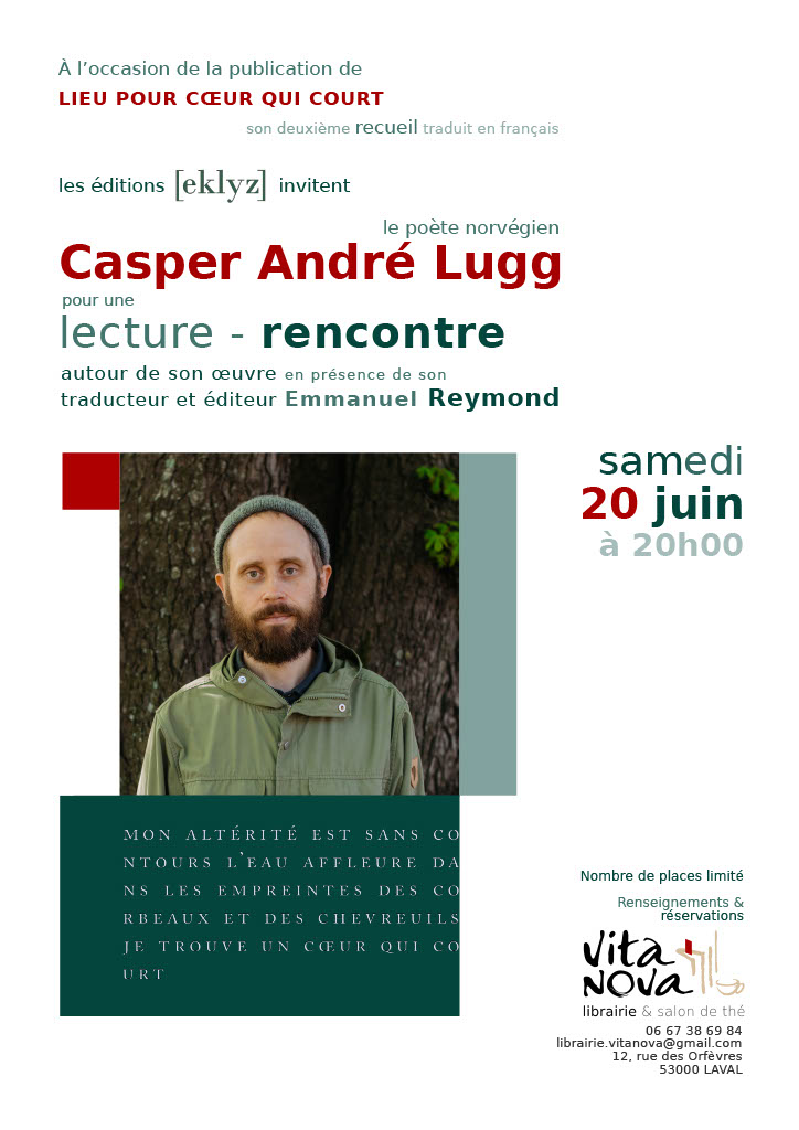 Affiche Rencontre Casper André Lugg - Vita Nova Laval
